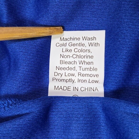 Luc Matton XL Blue Kente Cloth Dashiki Style Tee African Heritage Tribal Print - Picture 11 of 11